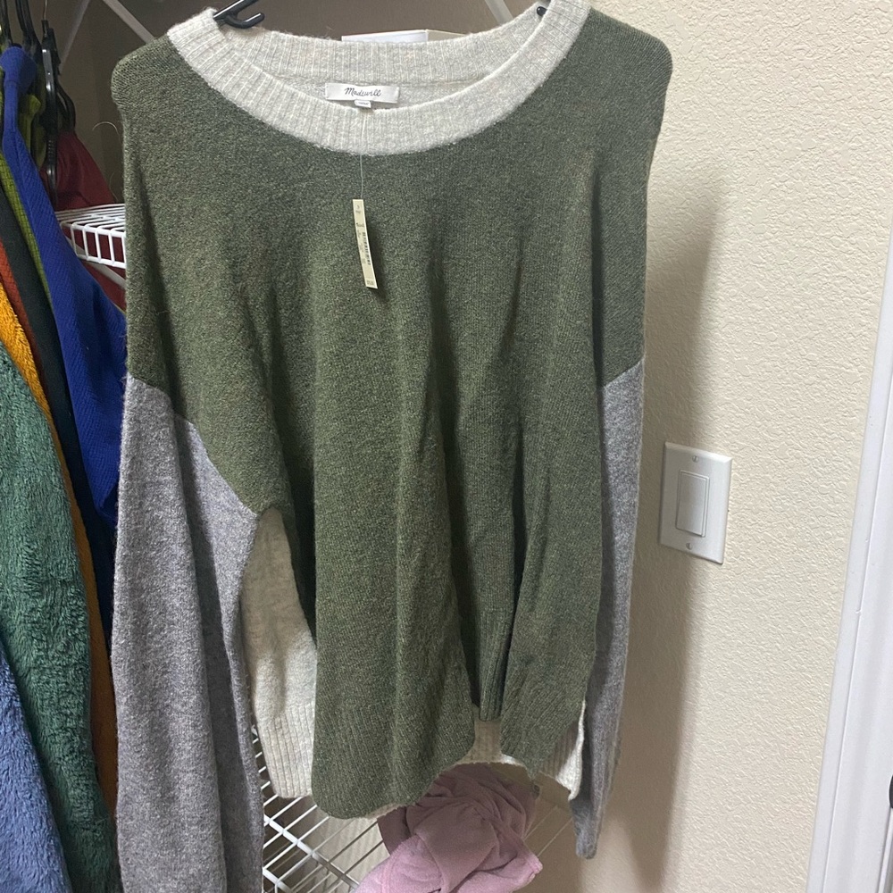 Madewell Color-block Sweater
